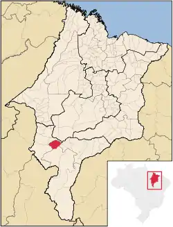 Localização de Feira Nova do Maranhão no Maranhão