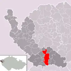 Localização de Mariánské Lázně