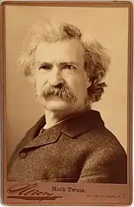 Mark Twain em 1884.