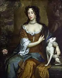 Maria de Módena, rainha da Inglaterra. c 1685.