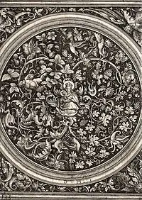 Daniel Hopfer: Maria e Jesus. Gravura