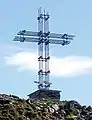 A cruz no cimo da montanha