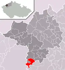 Localização de Mašťov