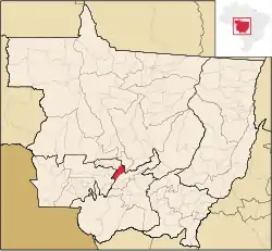 Localização de Alto Paraguai em Mato Grosso