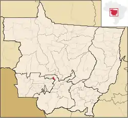 Localização de Arenápolis em Mato Grosso