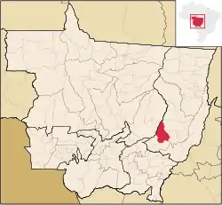 Localização de Campinápolis em Mato Grosso
