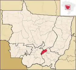 Localização de Campo Verde em Mato Grosso