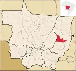 Localização de Canarana em Mato Grosso
