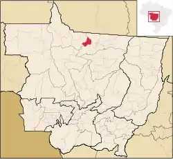 Localização de Carlinda em Mato Grosso
