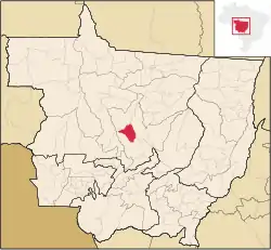 Localização de Lucas do Rio Verde em Mato Grosso