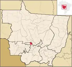 Localização de Nortelândia em Mato Grosso