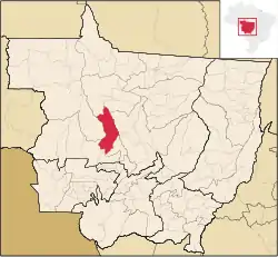 Localização de Nova Maringá em Mato Grosso