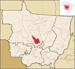 Localização de Nova Mutum em Mato Grosso