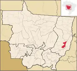 Localização de Nova Nazaré em Mato Grosso