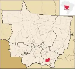 Localização de Pedra Preta em Mato Grosso