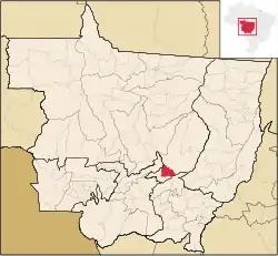 Localização de Planalto da Serra em Mato Grosso