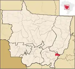 Localização de Pontal do Araguaia em Mato Grosso