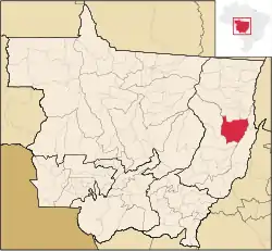Localização de Ribeirão Cascalheira em Mato Grosso