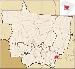 Localização de Torixoréu em Mato Grosso