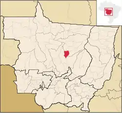 Localização de Vera em Mato Grosso