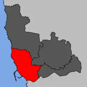 Localização no município de Matosinhos