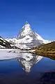 O Matterhorn reflectido no Riffelsee