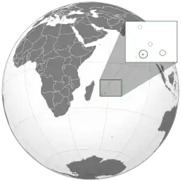 Localização da/do MauríciaPE / MaurícioPB