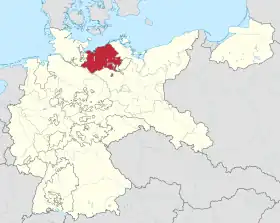 Localização de Meclemburgo-Schwerin