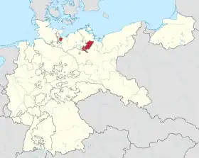 Localização de Meclemburgo-Strelitz