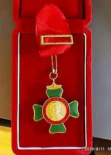 Medalha Nilo Peçanha, concedida ao prof. Colombo.