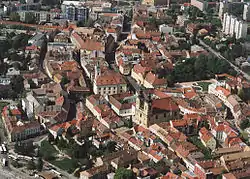 Vista aérea de Székesfehérvár