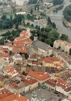 Vista aérea de Gyõr