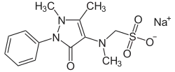 Estrutura química de Metamizol