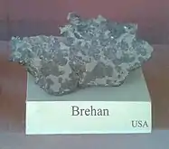 Meteorito Brenham. Siderólito encontrado no Kansas, Estados Unidos, em 1882.