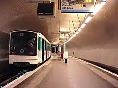 Linha 3bis em Gambetta