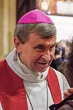 Pascal Delannoy na vigília pela vida em 2015.