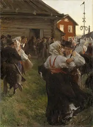 MidsommardansDança da Festa de verão1897.