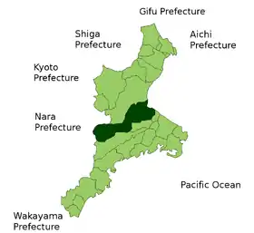 Localização de Matsusaka