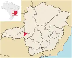 Localização de Perdizes em Minas Gerais