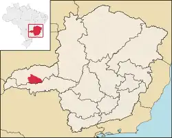 Localização de Prata em Minas Gerais