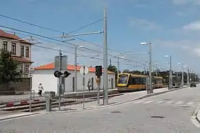 Antiga estação do Mindelo, junto à gare do Metro do Porto