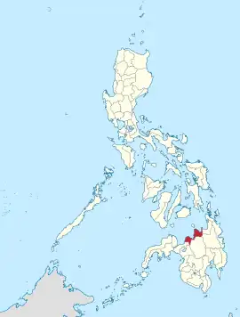 Misamis Oriental na Mindanao Setentrional  Coordenadas : 8°45'N, 125°0'E