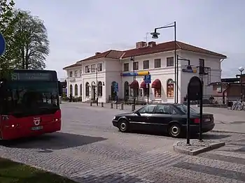 A estação ferroviária de Mjölby