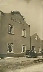 Antiga moagem de Cacela, em meados do século XX. O edifício já não existe.