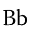 B em Romano moderno