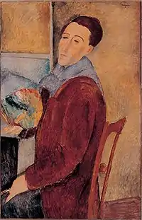 Autorretrato, 1919, óleo sobre tela, Museu de Arte Contemporânea da Universidade de São Paulo, São Paulo, Brasil