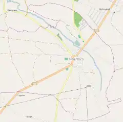 Localização de Mogielnica na Polónia