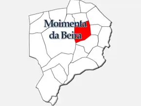 Localização no município de Moimenta da Beira