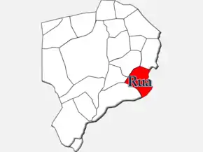 Localização no município de Moimenta da Beira