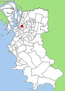 Moinhos de Vento dentro de Porto Alegre.